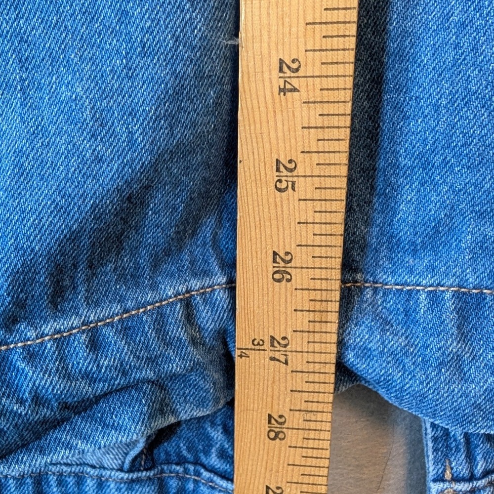 Old Navy x Christopher John Rogers Denim Chore Jacket Blue Utility Womens Large - Picture 10 of 10
